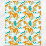 Design Pattern Seamless Tropical Canvas 11  x 14 