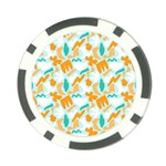 Design Pattern Seamless Tropical Poker Chip Card Guard