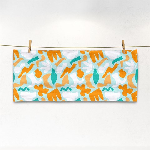 Design Pattern Seamless Tropical Hand Towel from ArtsNow.com Front