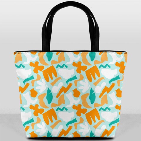 Design Pattern Seamless Tropical Bucket Bag from ArtsNow.com Front