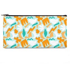 Design Pattern Seamless Tropical Pencil Cases from ArtsNow.com Front