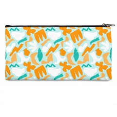 Design Pattern Seamless Tropical Pencil Cases from ArtsNow.com Back