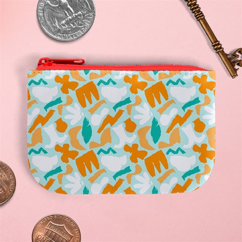 Design Pattern Seamless Tropical Mini Coin Purse from ArtsNow.com Front