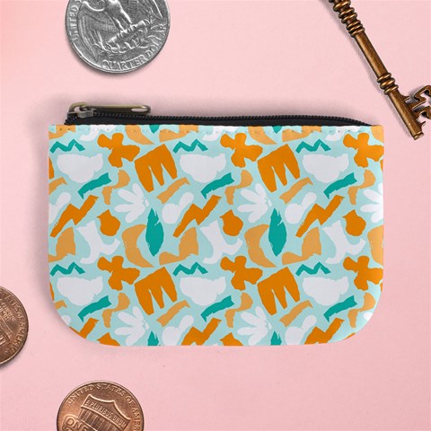 Design Pattern Seamless Tropical Mini Coin Purse from ArtsNow.com Front