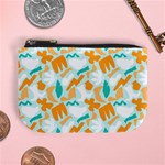 Design Pattern Seamless Tropical Mini Coin Purse