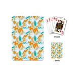 Design Pattern Seamless Tropical Playing Cards Single Design (Mini)