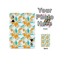 Design Pattern Seamless Tropical Playing Cards 54 Designs (Mini) from ArtsNow.com Front - Spade9