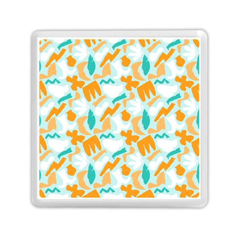 Design Pattern Seamless Tropical Memory Card Reader (Square) from ArtsNow.com Front