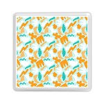 Design Pattern Seamless Tropical Memory Card Reader (Square)