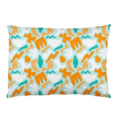 Design Pattern Seamless Tropical Pillow Case (Two Sides) from ArtsNow.com Front