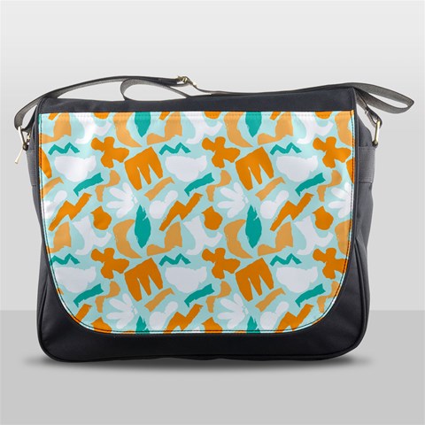 Design Pattern Seamless Tropical Messenger Bag from ArtsNow.com Front