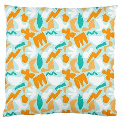 Design Pattern Seamless Tropical Large Cushion Case (Two Sides) from ArtsNow.com Back