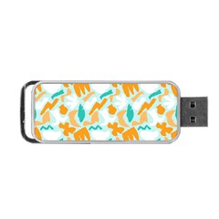 Design Pattern Seamless Tropical Portable USB Flash (Two Sides) from ArtsNow.com Front