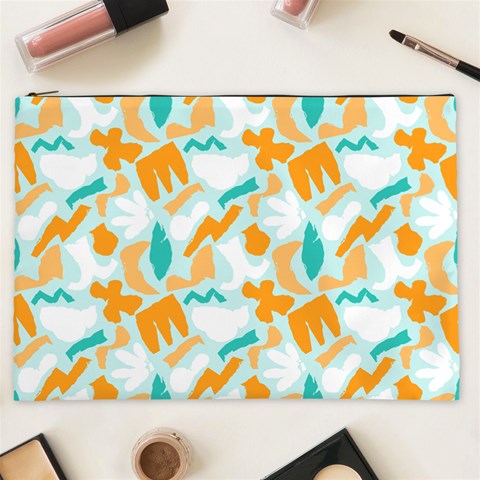 Design Pattern Seamless Tropical Cosmetic Bag (XXL) from ArtsNow.com Front