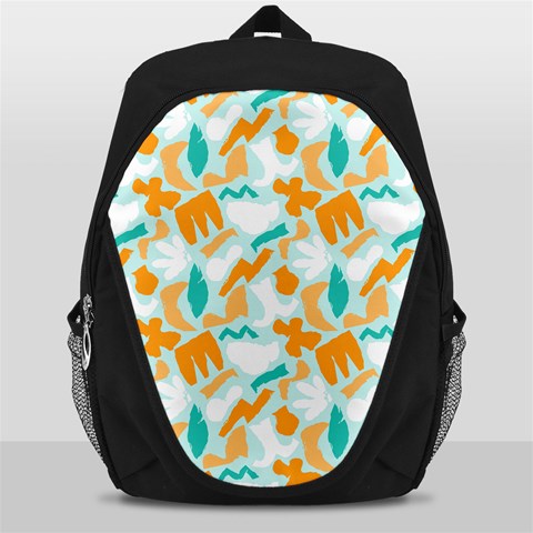 Design Pattern Seamless Tropical Backpack Bag from ArtsNow.com Front