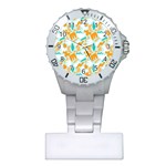 Design Pattern Seamless Tropical Plastic Nurses Watch