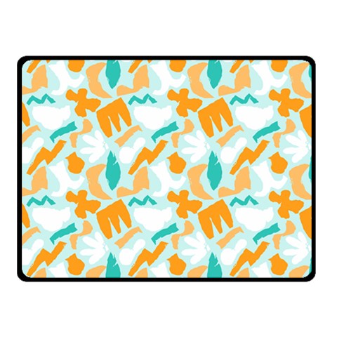 Design Pattern Seamless Tropical 50  x 40  Two Sides Fleece Blanket (Small) from ArtsNow.com 45 x34  Blanket Back