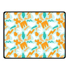 Design Pattern Seamless Tropical 50  x 40  Two Sides Fleece Blanket (Small) from ArtsNow.com 45 x34  Blanket Back