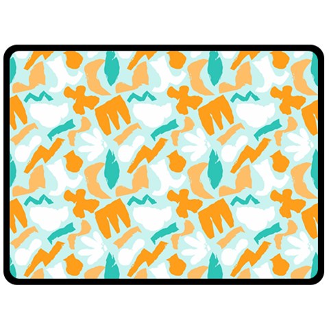 Design Pattern Seamless Tropical 80  x 56  Two Sides Fleece Blanket (Large) from ArtsNow.com 80 x60  Blanket Front
