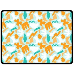 Design Pattern Seamless Tropical 80  x 56  Two Sides Fleece Blanket (Large) from ArtsNow.com 80 x60  Blanket Front