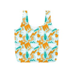 Design Pattern Seamless Tropical Full Print Recycle Bag (S) from ArtsNow.com Front