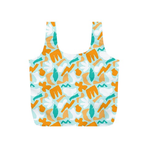 Design Pattern Seamless Tropical Full Print Recycle Bag (S) from ArtsNow.com Back