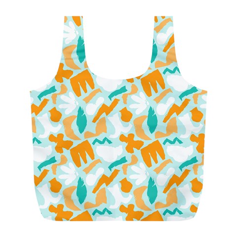 Design Pattern Seamless Tropical Full Print Recycle Bag (L) from ArtsNow.com Front