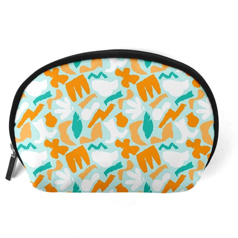 Design Pattern Seamless Tropical Accessory Pouch (Large) from ArtsNow.com Back
