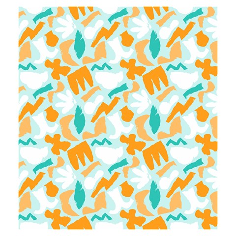 Design Pattern Seamless Tropical Drawstring Pouch (Medium) from ArtsNow.com Front