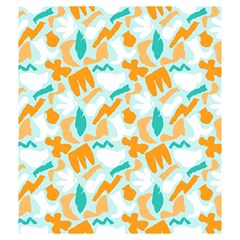 Design Pattern Seamless Tropical Drawstring Pouch (Medium) from ArtsNow.com Back