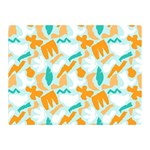 Design Pattern Seamless Tropical 35  x 27  Two Sides Premium Plush Fleece Blanket (Mini)