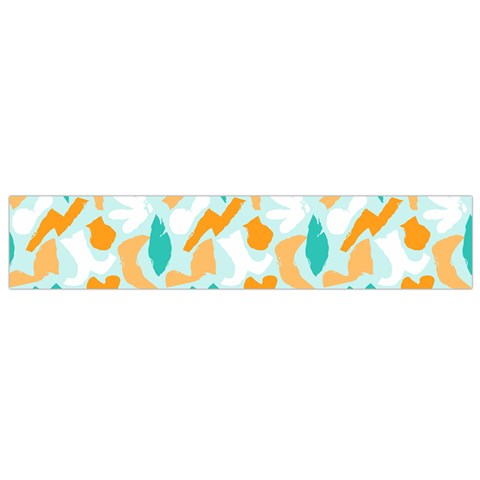 Design Pattern Seamless Tropical 12 X60  Small Premium Plush Fleece Scarf from ArtsNow.com Back