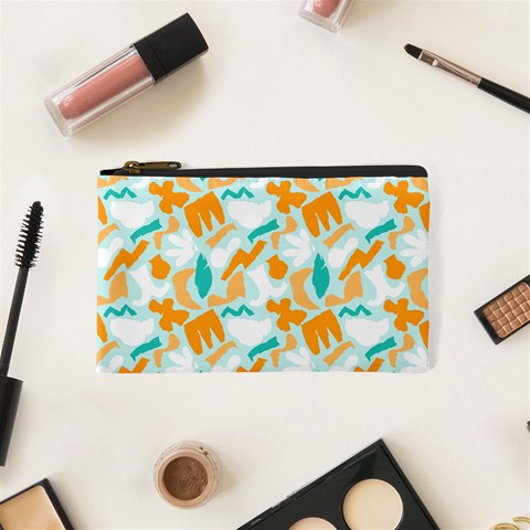 Design Pattern Seamless Tropical Cosmetic Bag (XS) from ArtsNow.com Front