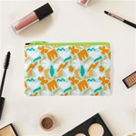 Design Pattern Seamless Tropical Cosmetic Bag (XS)