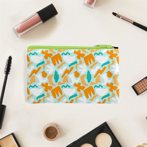 Design Pattern Seamless Tropical Cosmetic Bag (XS) from ArtsNow.com Back