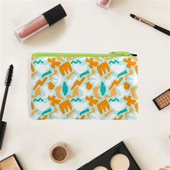 Design Pattern Seamless Tropical Cosmetic Bag (XS) from ArtsNow.com Back
