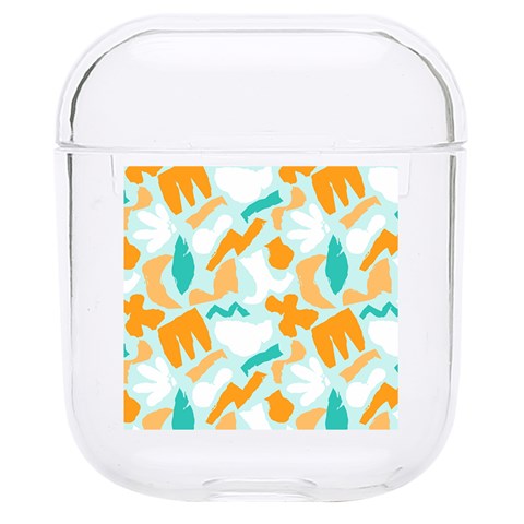 Design Pattern Seamless Tropical Hard PC AirPods 1/2 Case from ArtsNow.com Front