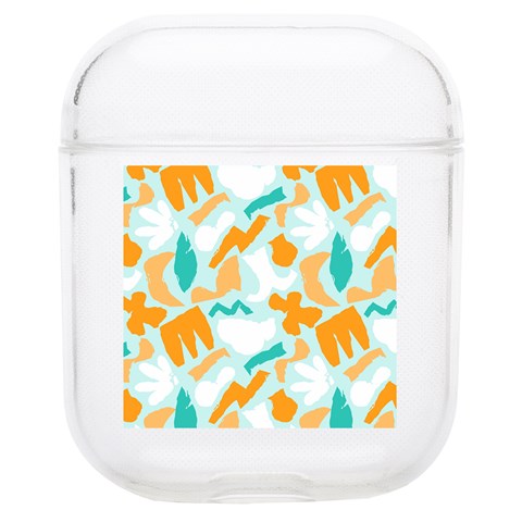 Design Pattern Seamless Tropical Soft TPU AirPods 1/2 Case from ArtsNow.com Front