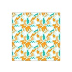 Design Pattern Seamless Tropical 22  x 22  Satin Bandana Scarf
