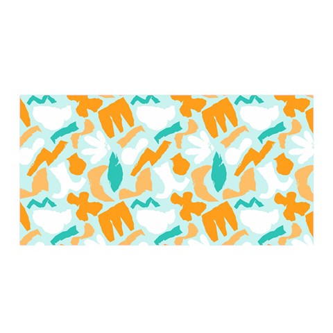Design Pattern Seamless Tropical Satin Wrap 35  x 70  from ArtsNow.com Front
