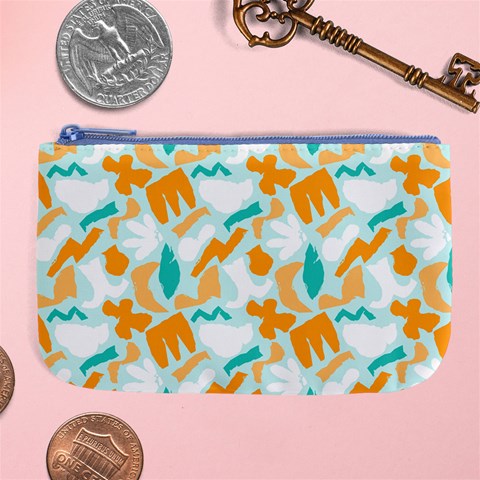 Design Pattern Seamless Tropical Large Coin Purse from ArtsNow.com Front