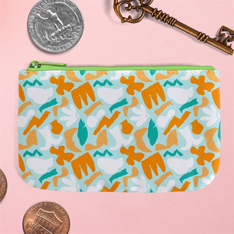 Design Pattern Seamless Tropical Large Coin Purse from ArtsNow.com Front