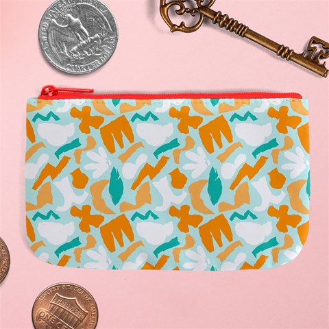 Design Pattern Seamless Tropical Large Coin Purse from ArtsNow.com Front