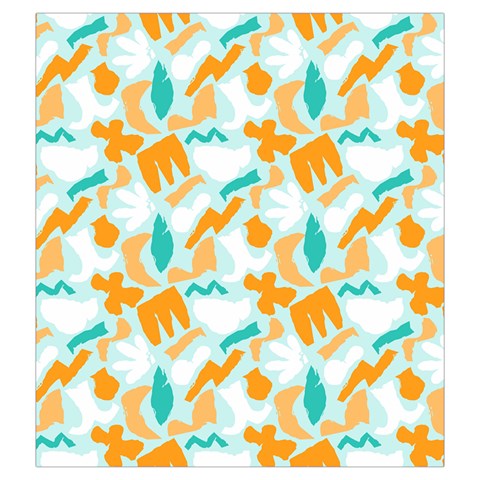 Design Pattern Seamless Tropical Drawstring Pouch (2XL) from ArtsNow.com Front