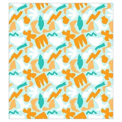 Design Pattern Seamless Tropical Drawstring Pouch (2XL) from ArtsNow.com Back