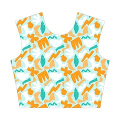 Design Pattern Seamless Tropical Cotton Crop Top from ArtsNow.com Front