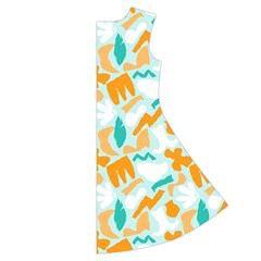 Design Pattern Seamless Tropical Short Sleeve V Back Right