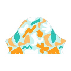 Design Pattern Seamless Tropical Short Sleeve V Right Sleeve