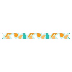 Design Pattern Seamless Tropical Short Sleeve V Hem
