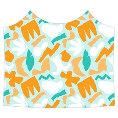 Design Pattern Seamless Tropical Spaghetti Top Long Pants Satin Pajamas Set from ArtsNow.com Front